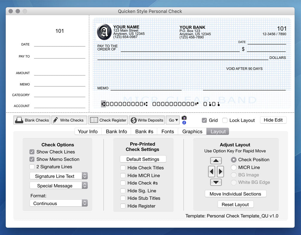 CheckBuilderPro Check Printing Software For Macintosh CheckBuilderPro Check Printing Software For Macintosh